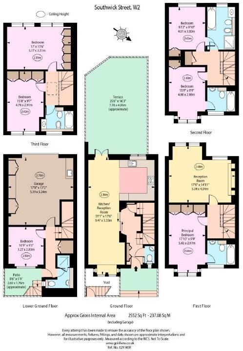 Southwick Street, London, W2 floorplan