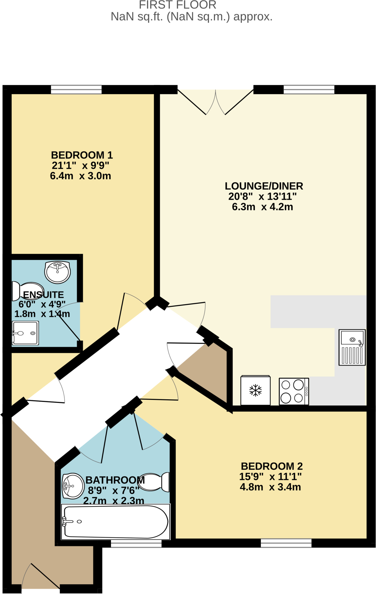 Brackenhurst Place, Moortown, Leeds, West Yorkshire, LS17 floorplan