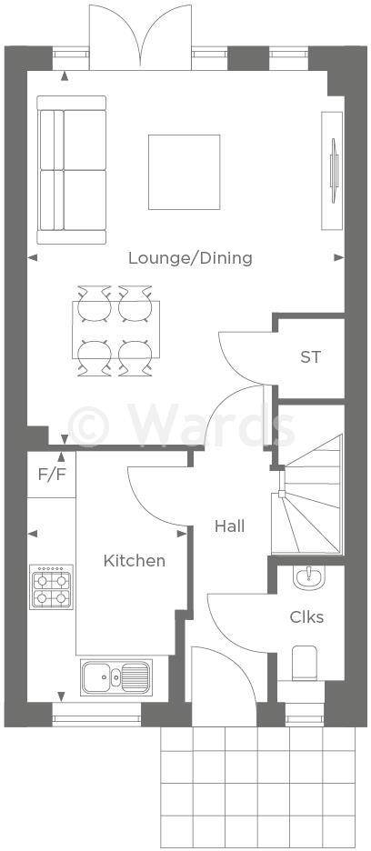 The Cuckmere, Meadowbridge, Osborne Gardens, Herne Bay, Kent floorplan