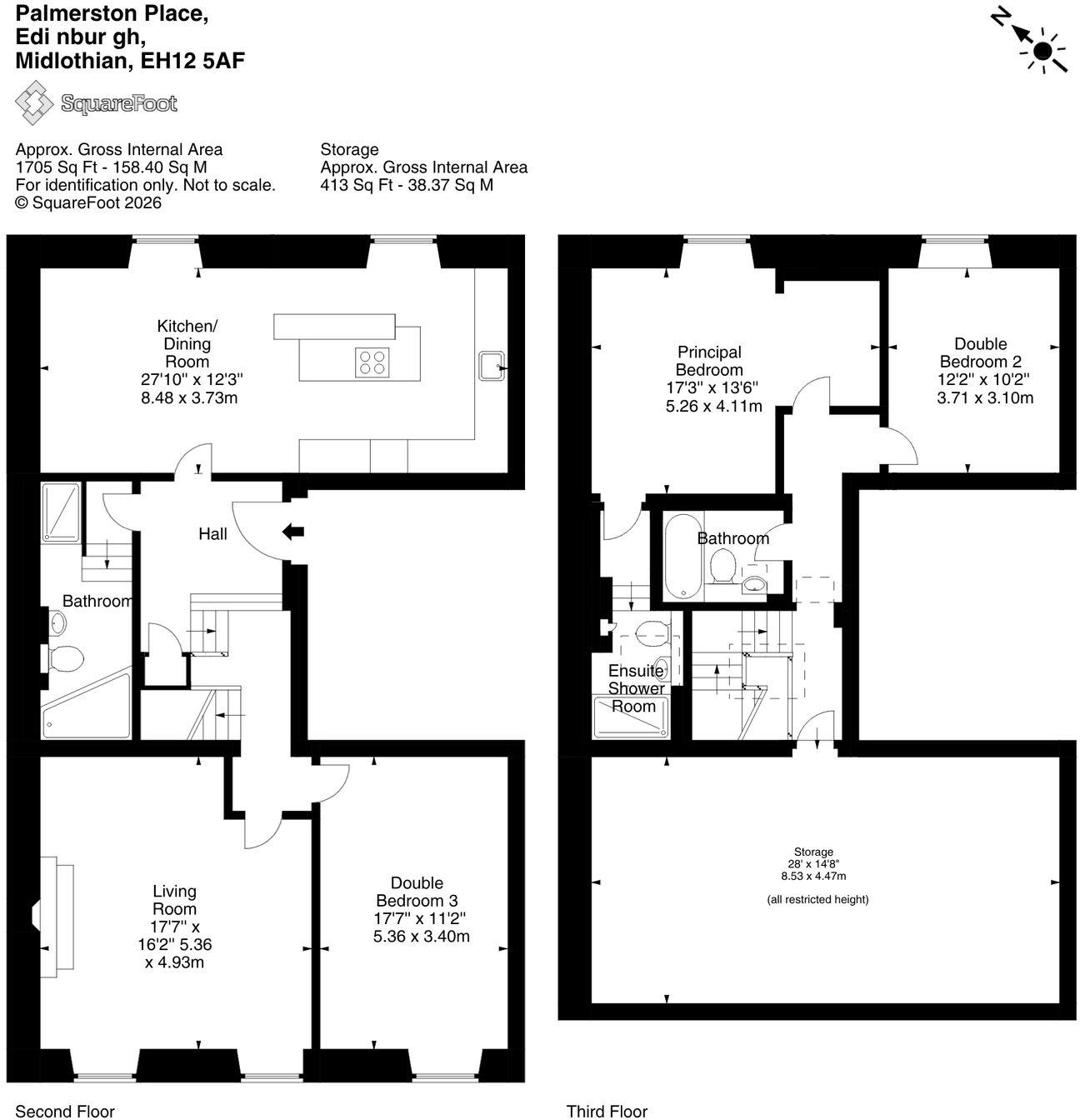 Palmerston Place, Edinburgh, EH12 floorplan