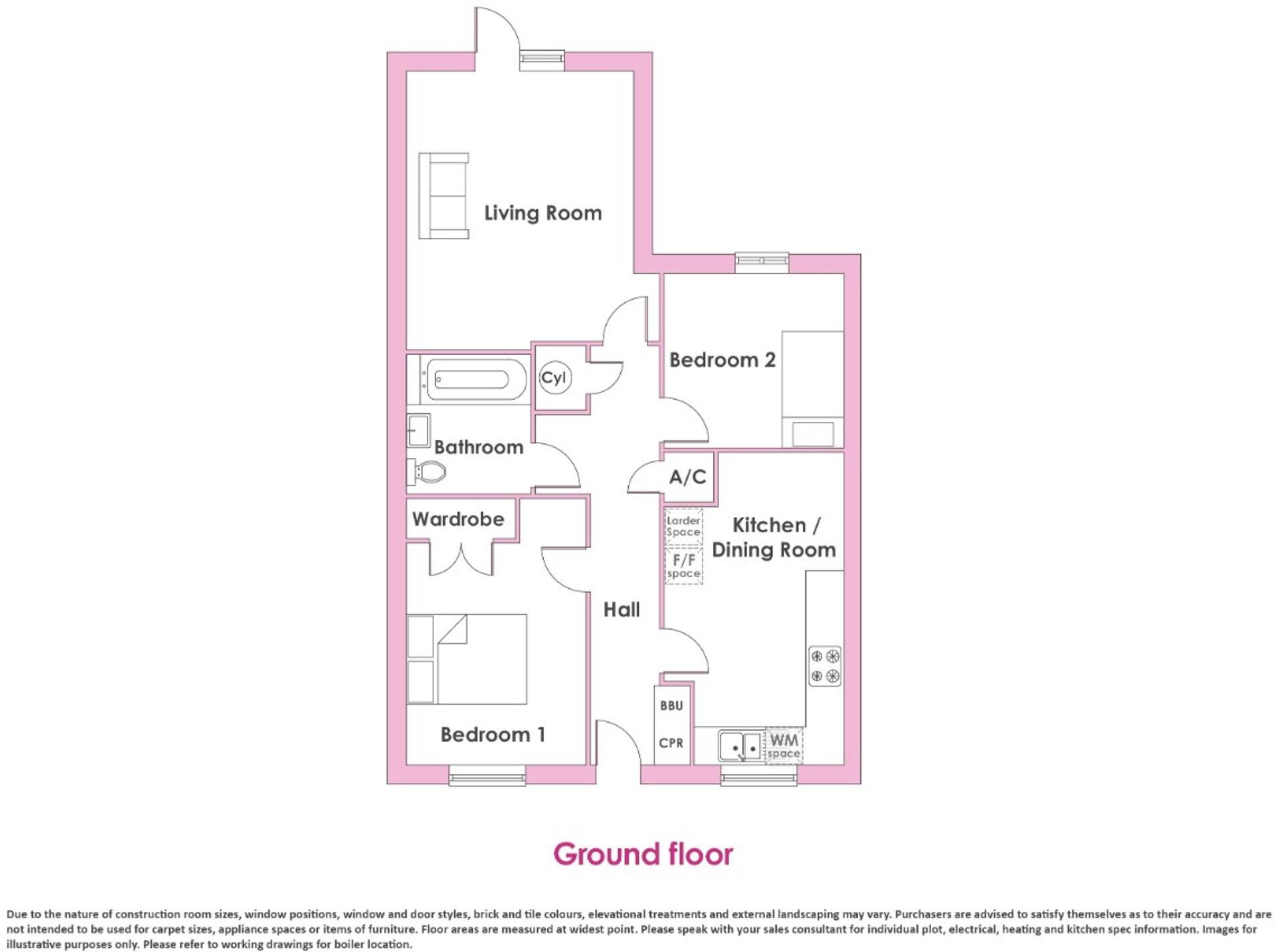 Fleet Lane, Twyning, GL20 floorplan