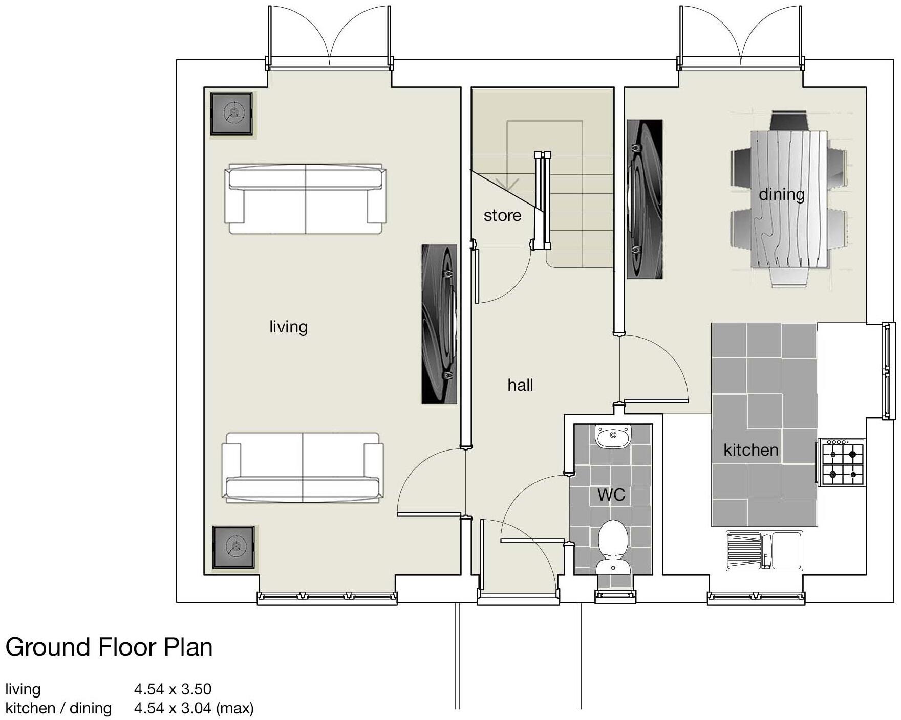 18 Olive Grove, Chaddesden floorplan