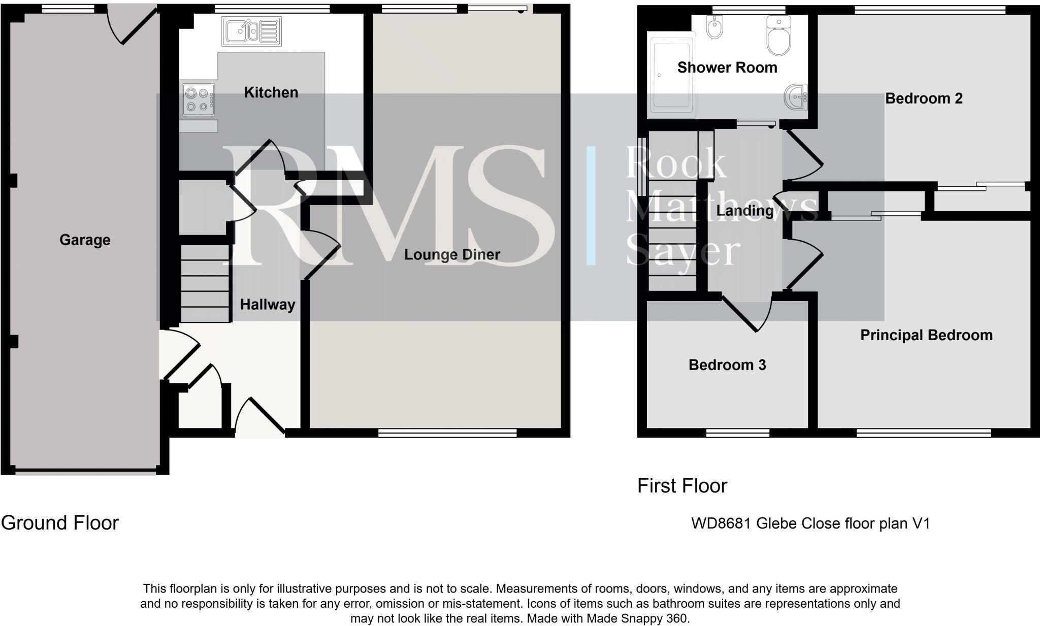 Glebe Close, Chapel Park floorplan