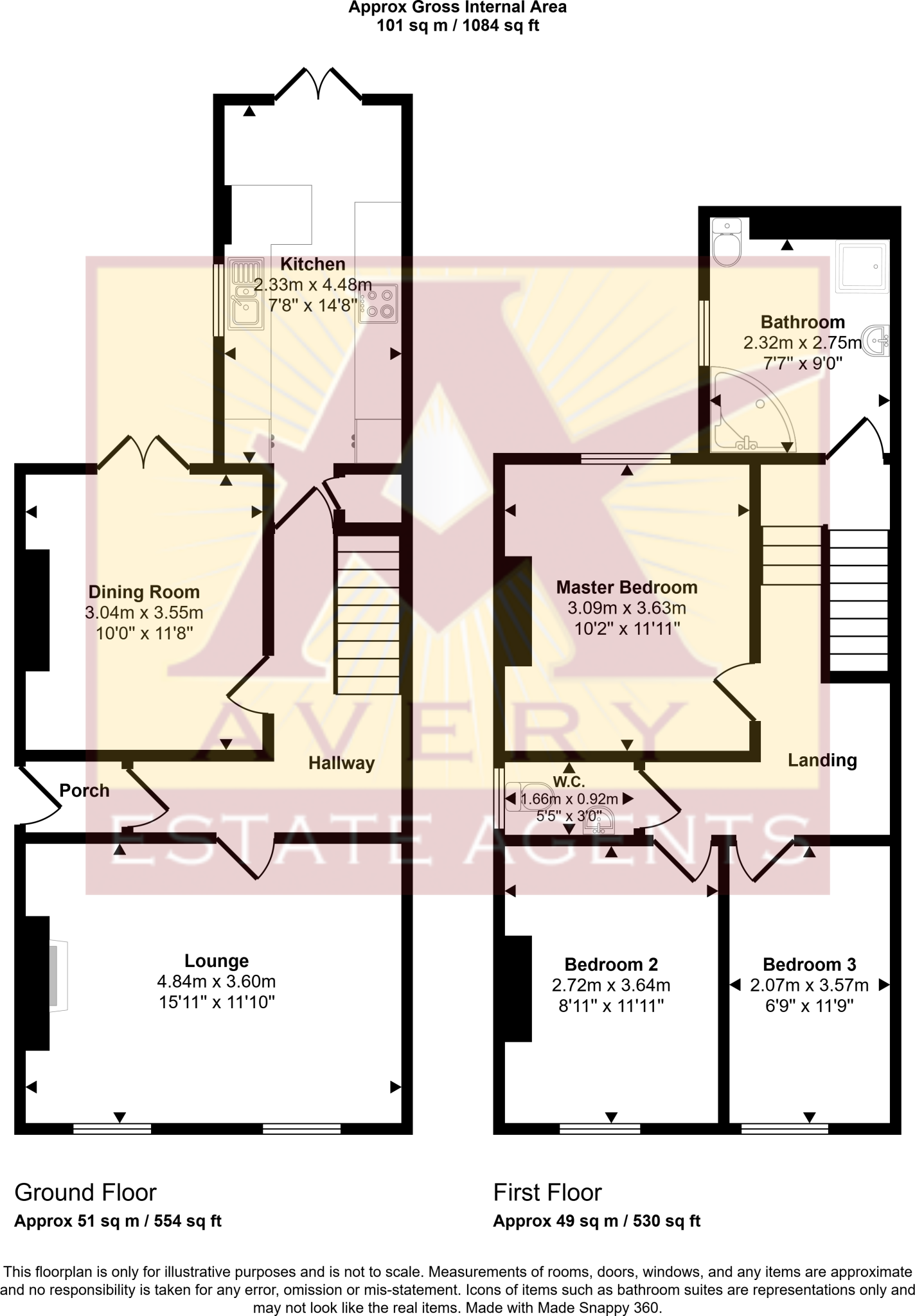 Wooler Road, BS23 3AR floorplan