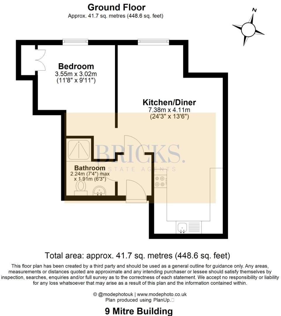 3 Mitre Buildings, Kitson Way, Harlow floorplan