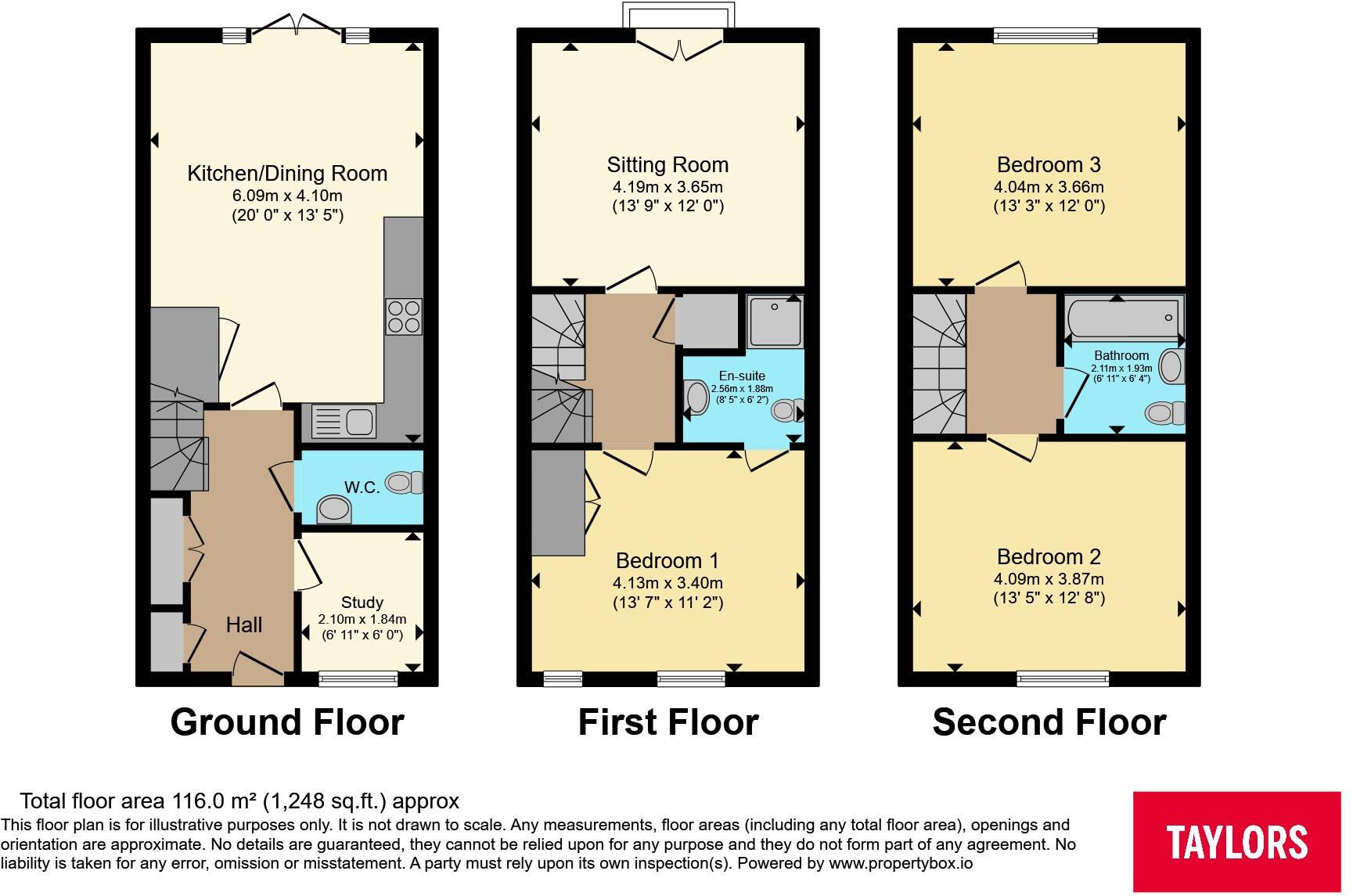 Croxton Square, BICESTER, Oxfordshire, OX26 floorplan