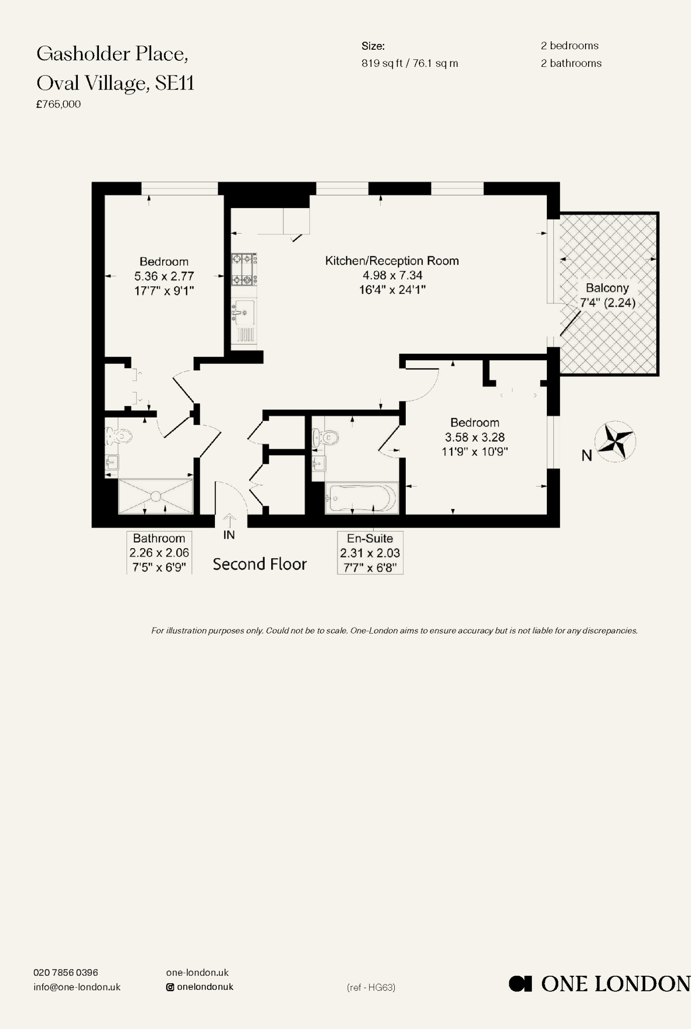 Gasholder Place, Lambeth, London floorplan