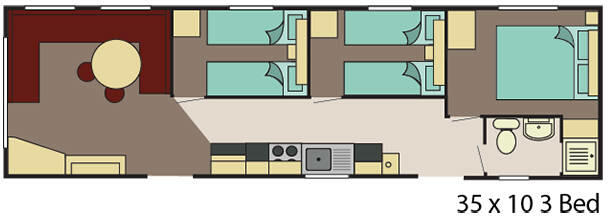 Turnberry Holiday Park, Girvan, Ayrshire floorplan