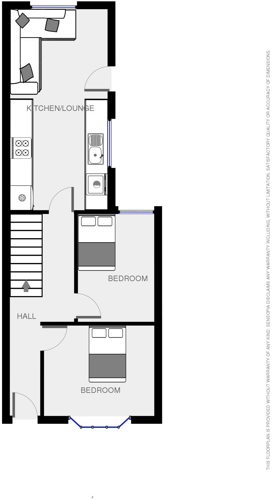 Tewkesbury Street, Cathays floorplan