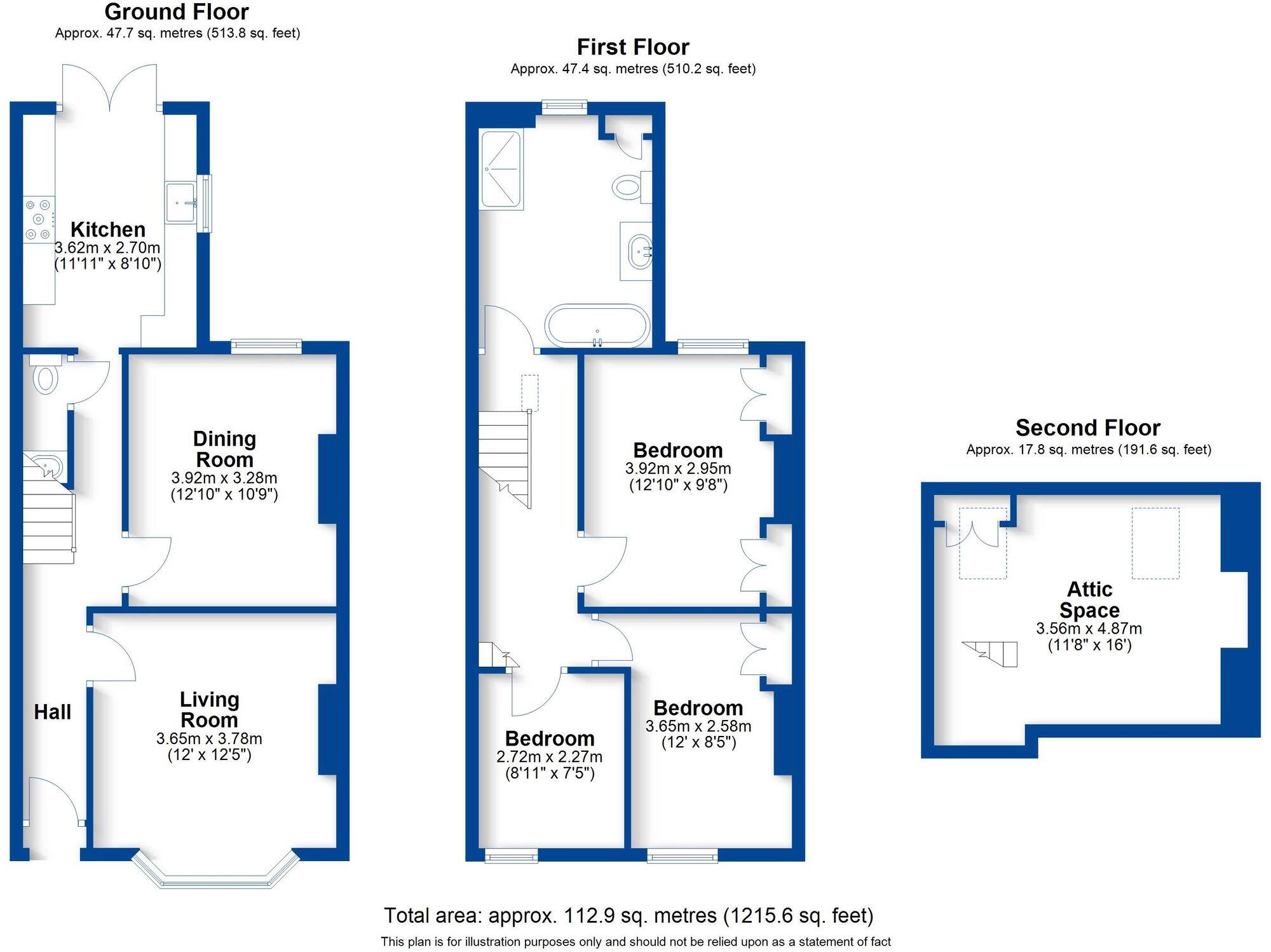 Villiers Street, Leamington Spa, CV32 floorplan