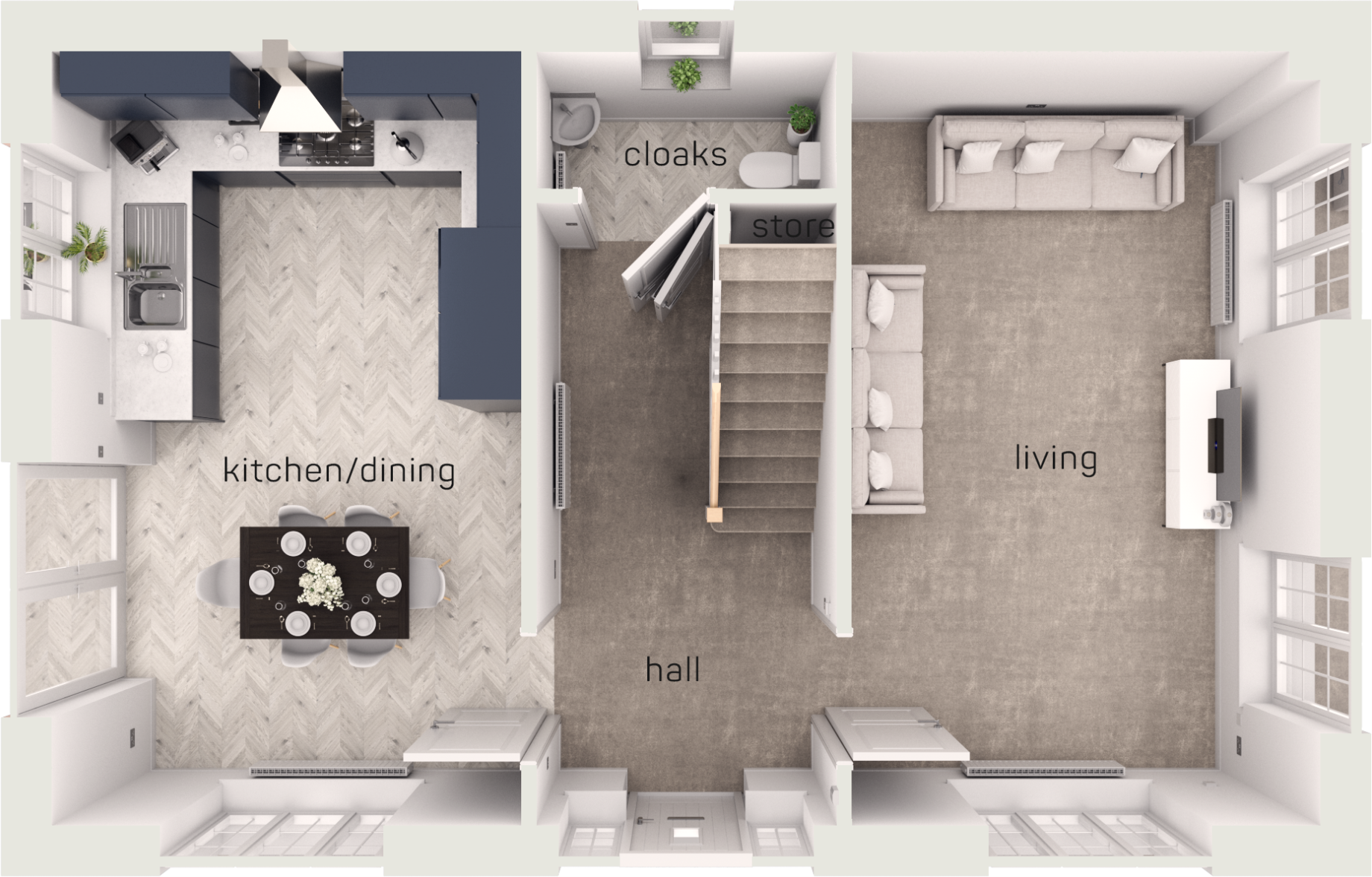 Gains Park Way, 
Bicton Heath, 
Shrewsbury, 
SY3 5GD floorplan