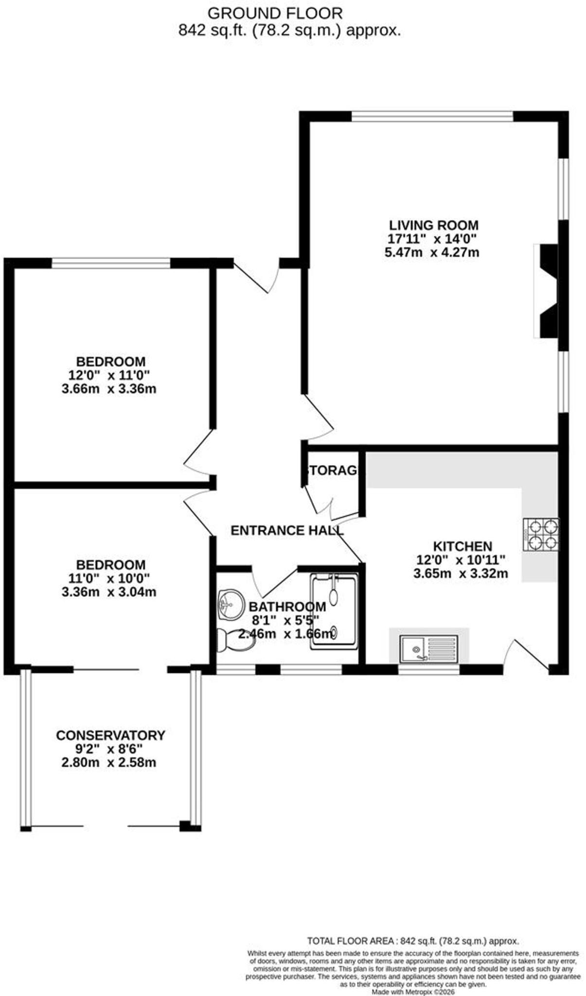 Edinburgh Road, Wingerworth, S42 floorplan