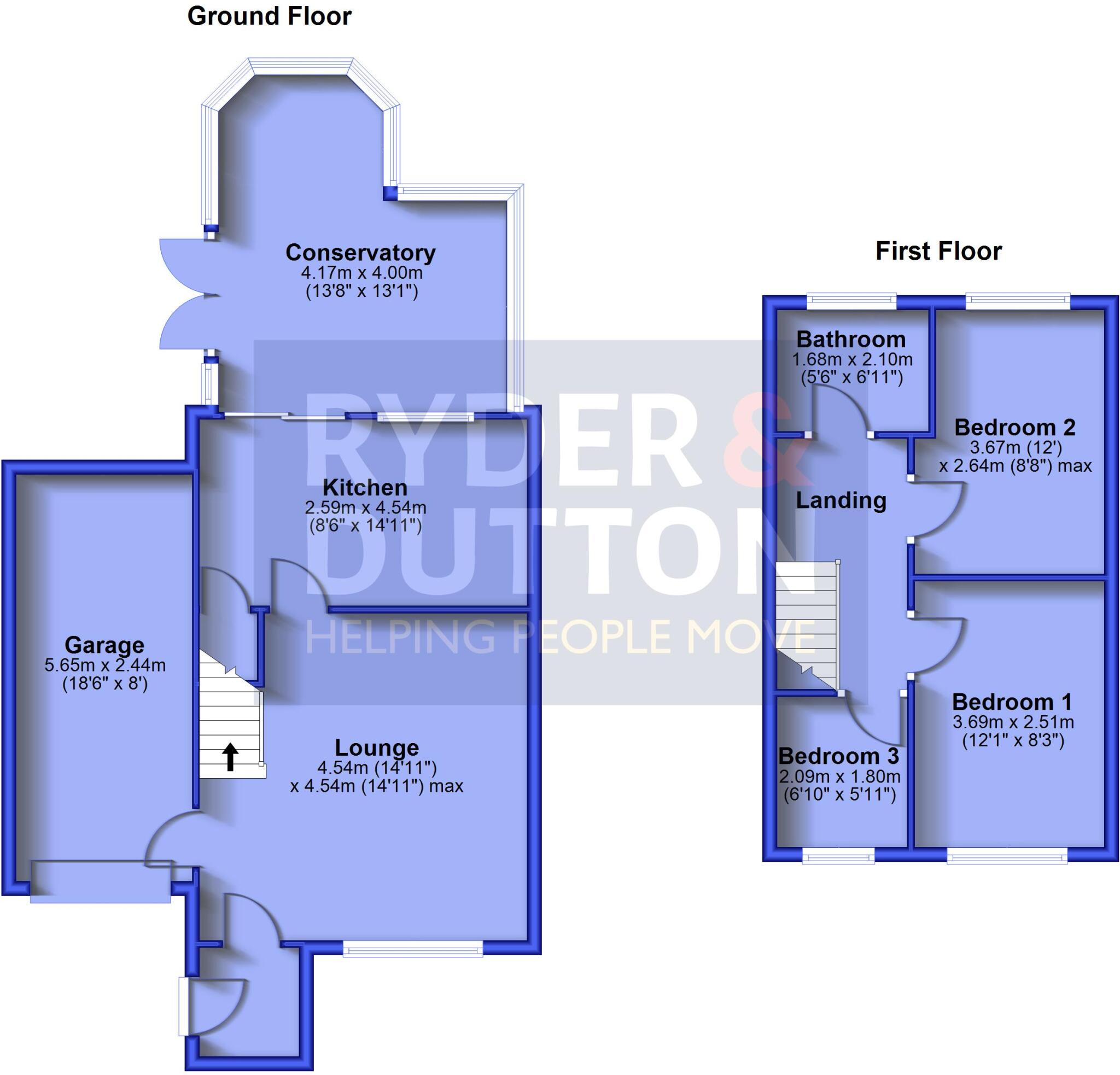 Warren Lane, Oldham, Greater Manchester, OL8 floorplan