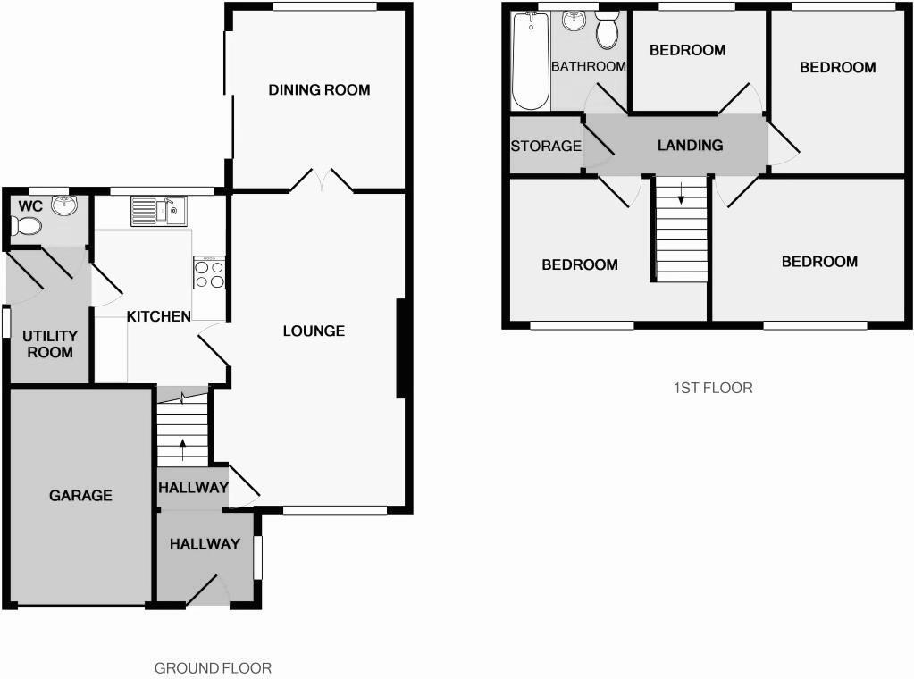 Haulton Drive , Castle Donington  floorplan