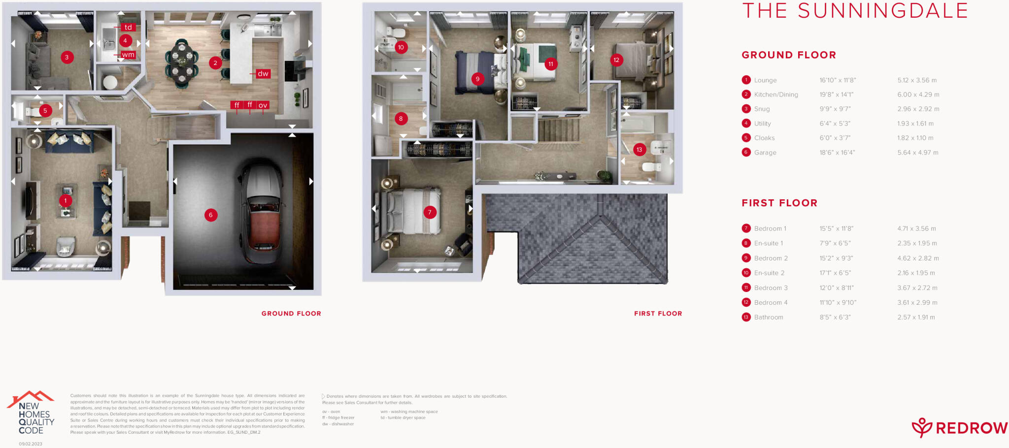 3 Meadowsweet Road,
Post Hill, 
Tiverton,
Devon,
EX16 4GJ floorplan