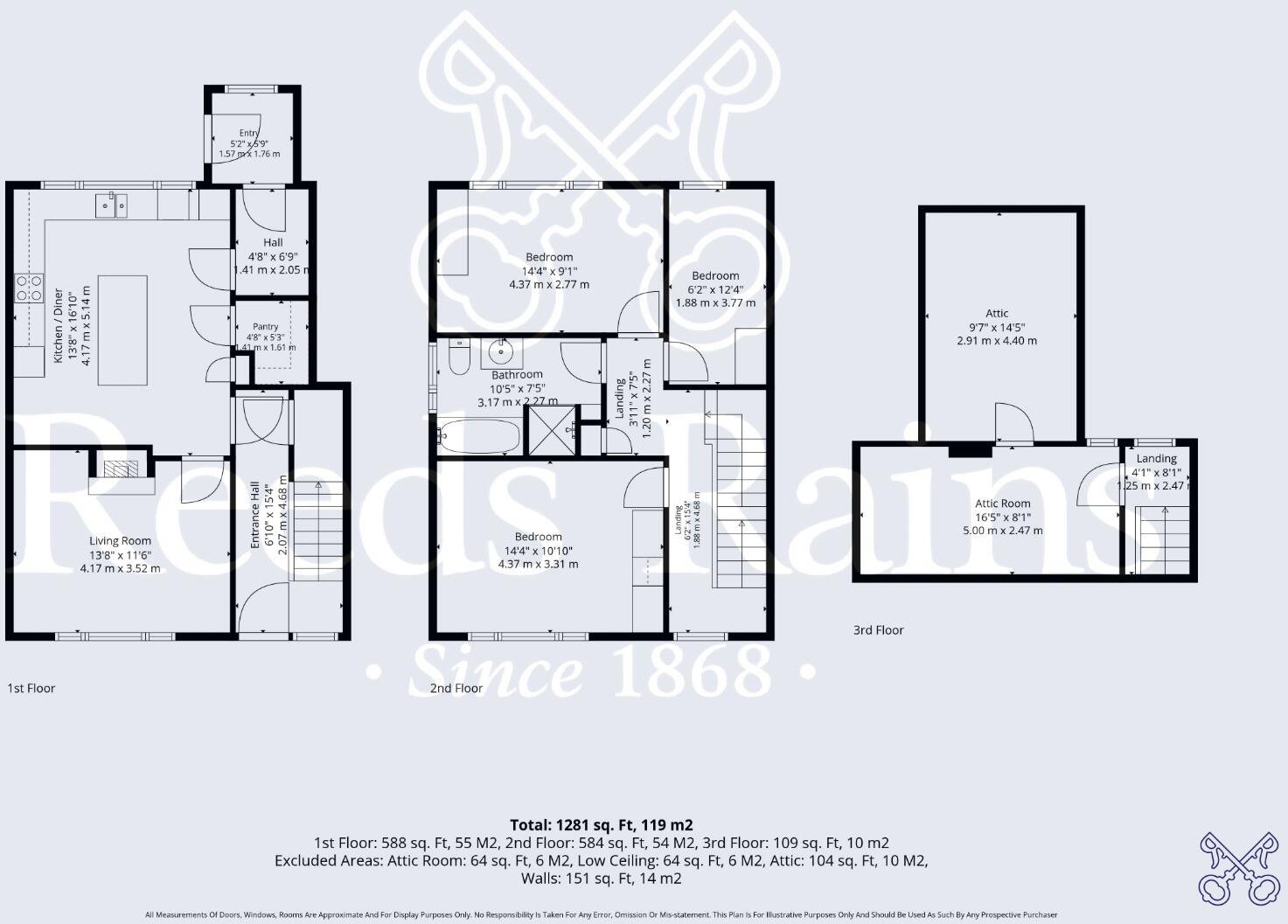 Radford Road, Rous Lench, Evesham, Worcestershire, WR11 floorplan