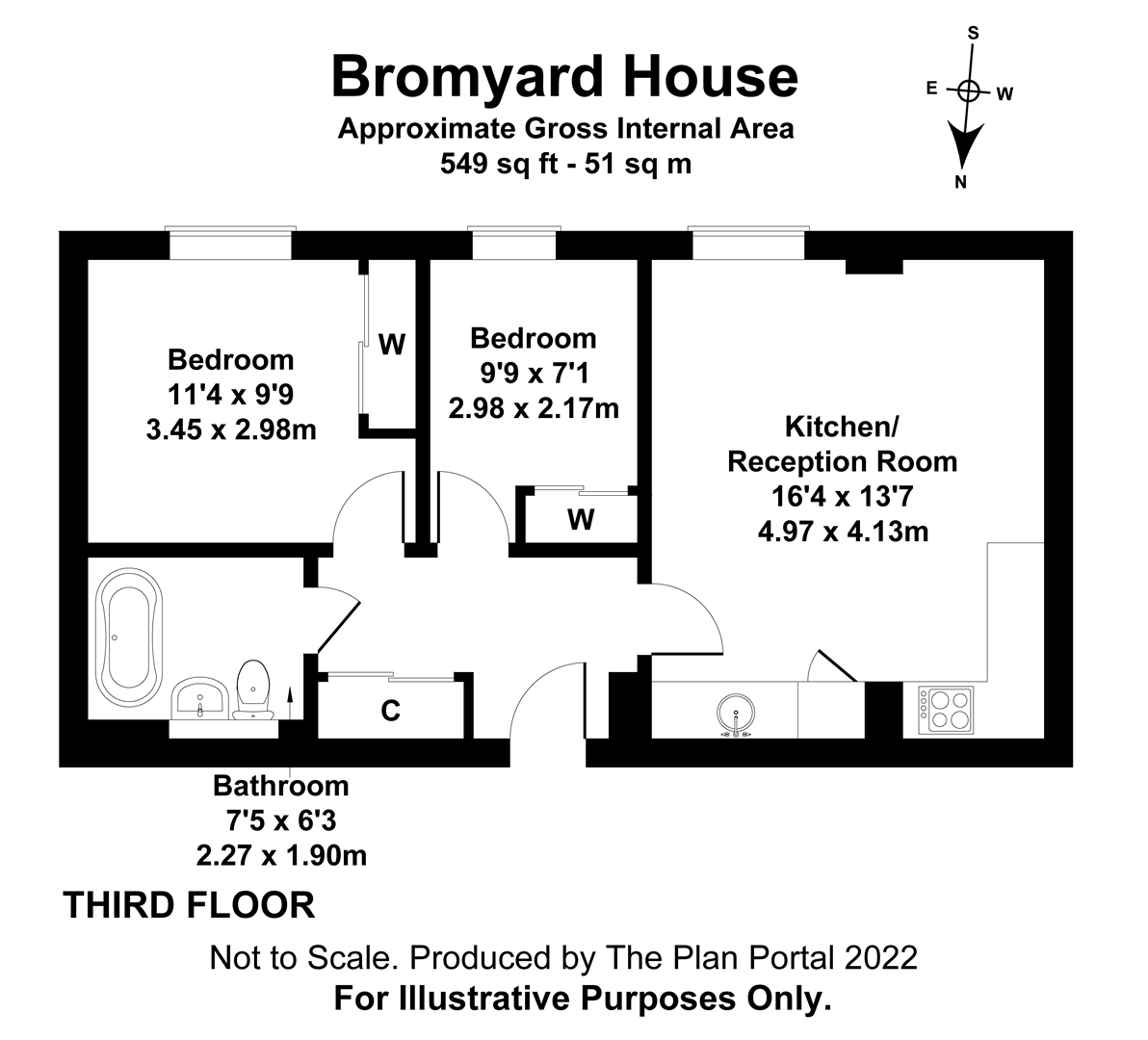 Bromyard House W3 floorplan