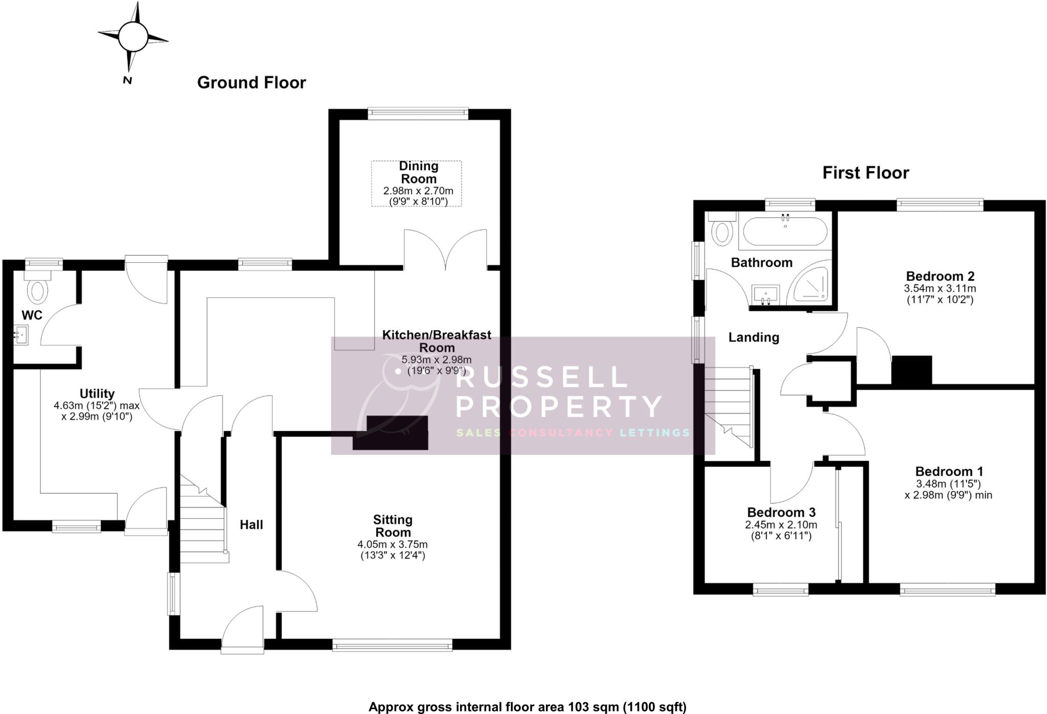 Broadfields, High Wych, Sawbridgeworth, Hertfordshire, CM21 floorplan
