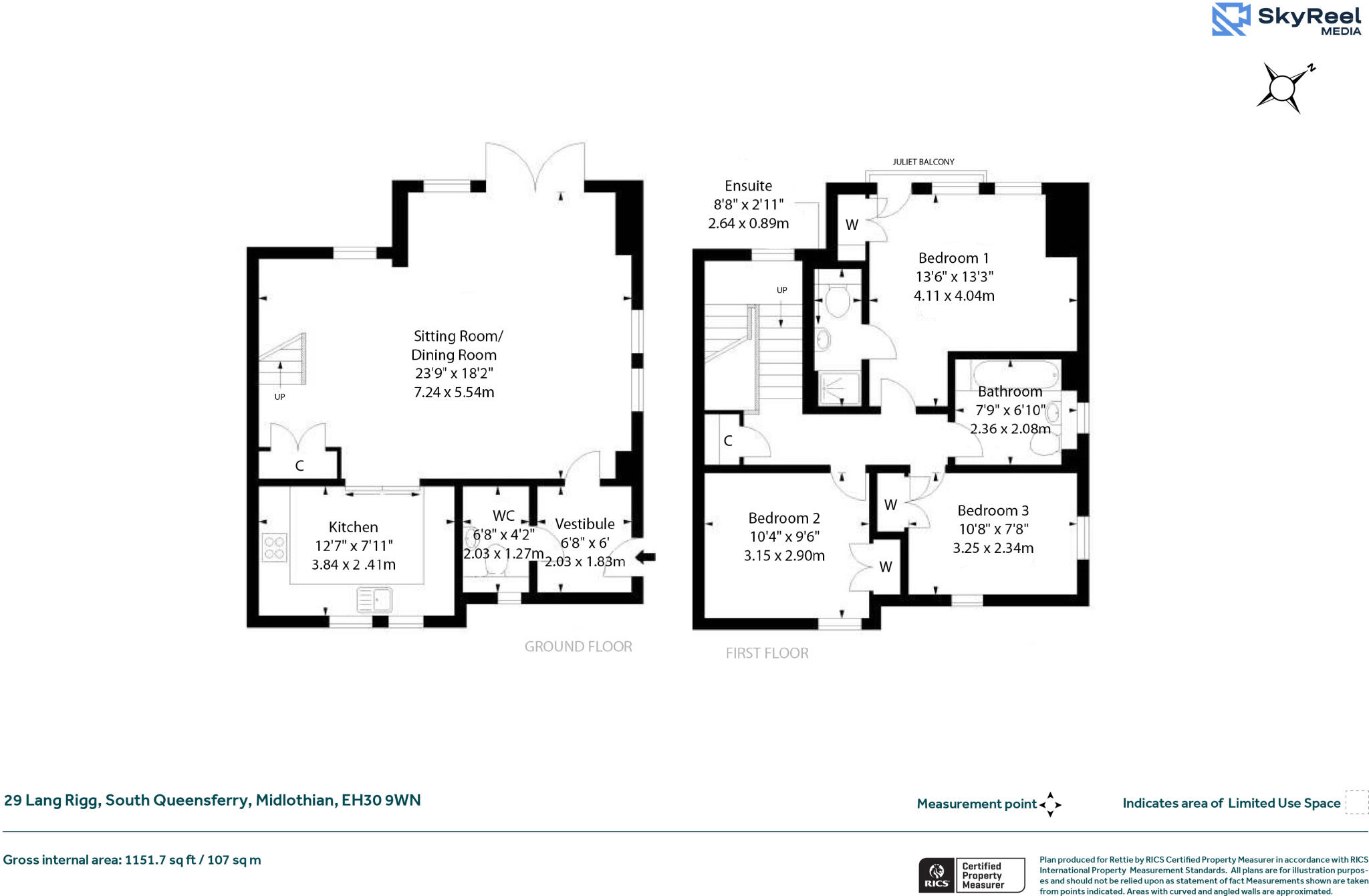 Lang Rigg, South Queensferry, Midlothian floorplan