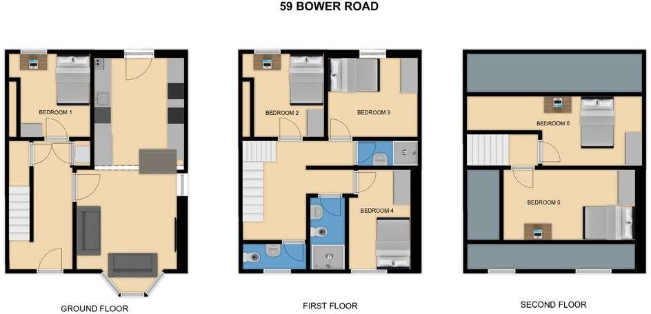59 Bower Road, Crookesmoor, S10 1ER floorplan