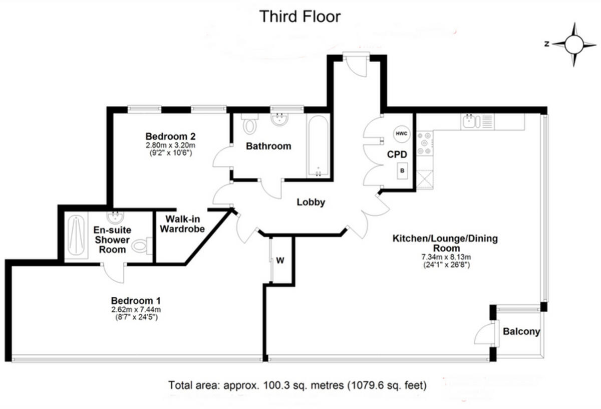 Notte Street, Plymouth floorplan