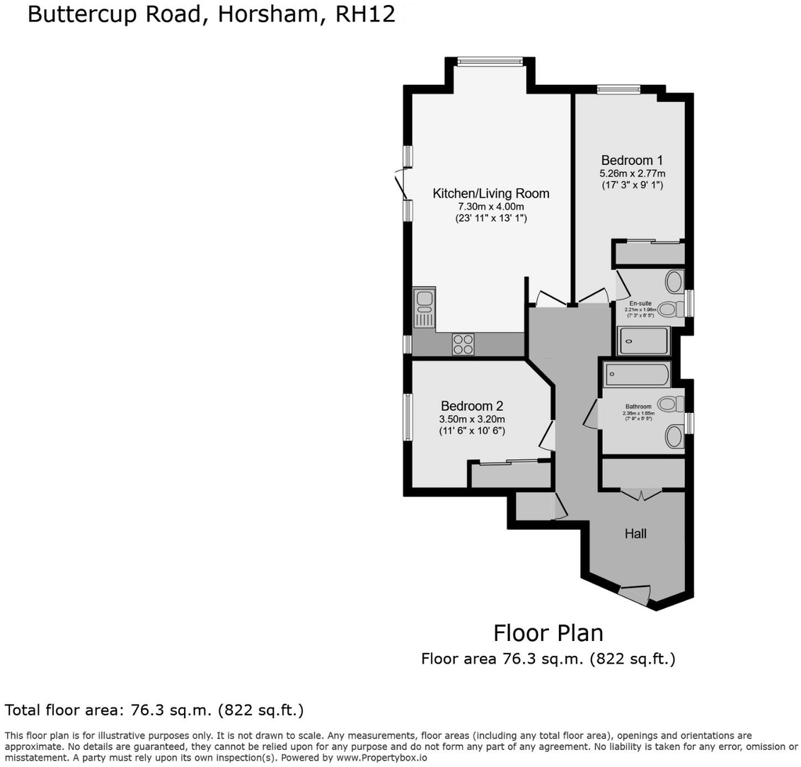 Buttercup Road, Horsham, RH12 floorplan