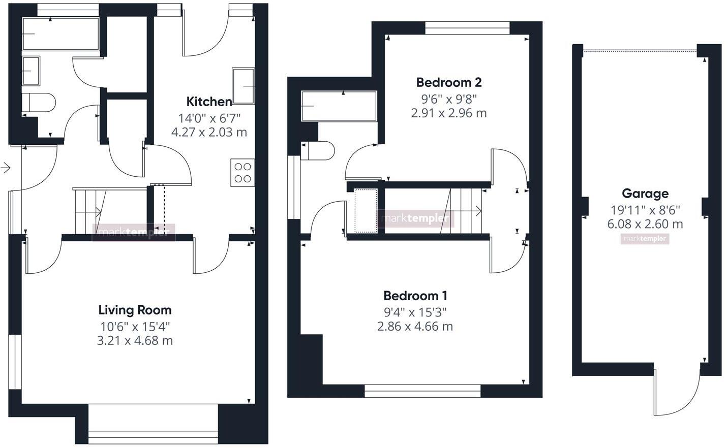 Cul-de-sac living close to Clevedon town centre. floorplan