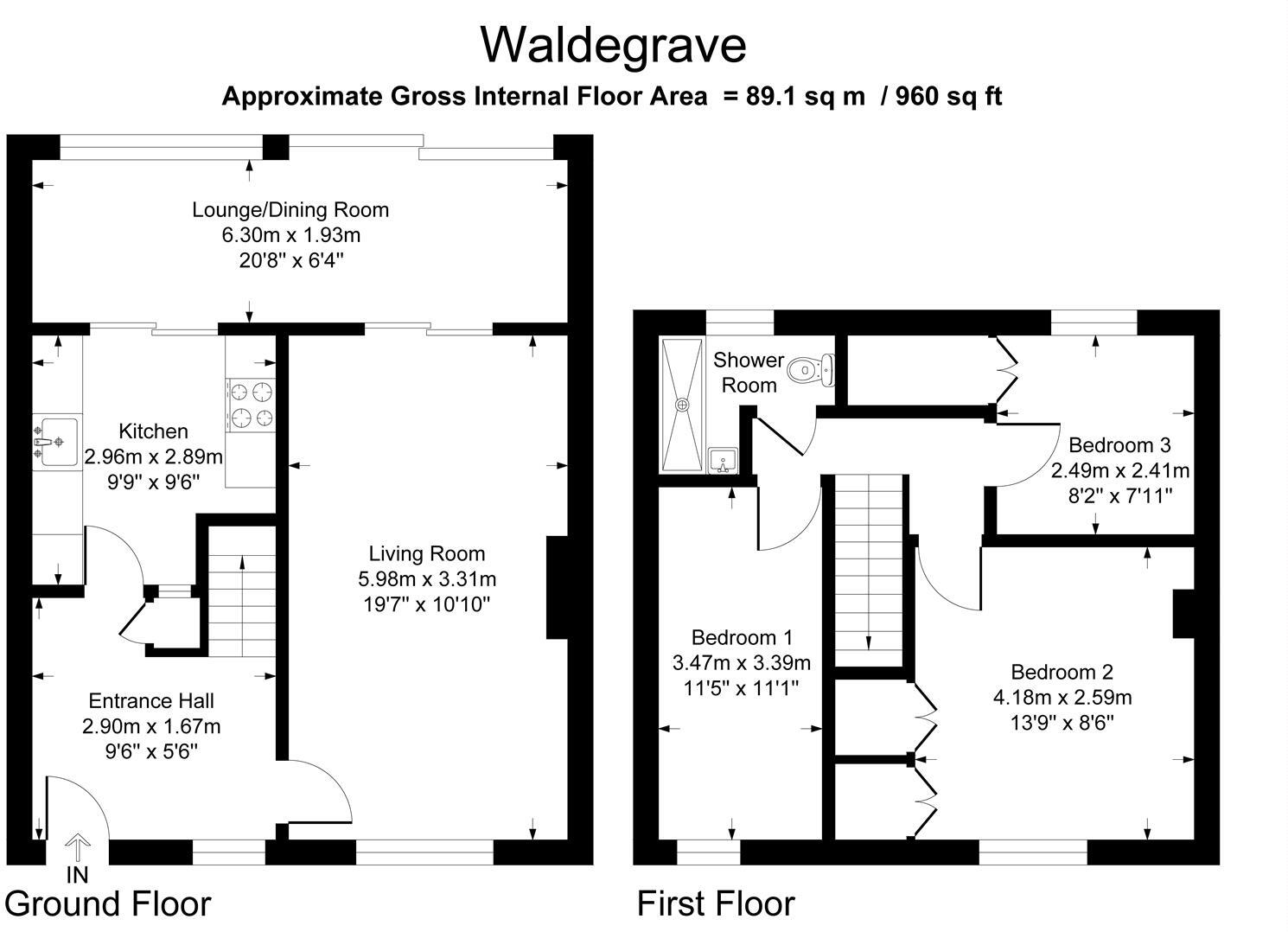 **CHAIN FREE** Waldegrave, Lee Chapel, SS16, Basildon floorplan