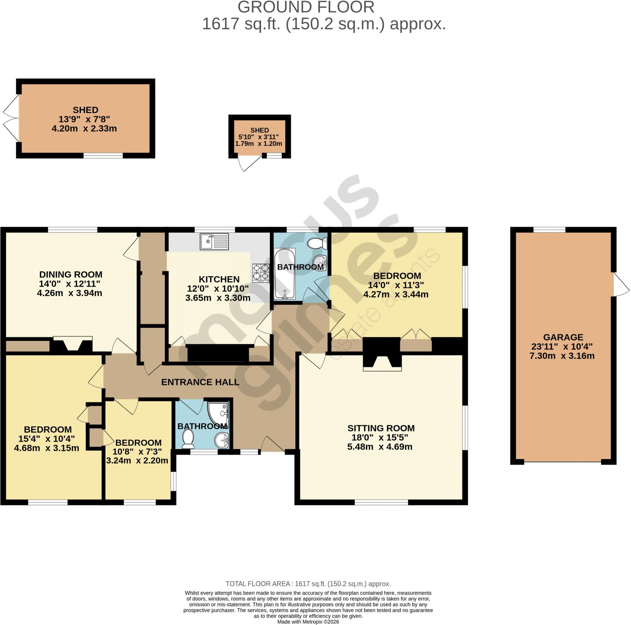 Furners Lane, Henfield floorplan