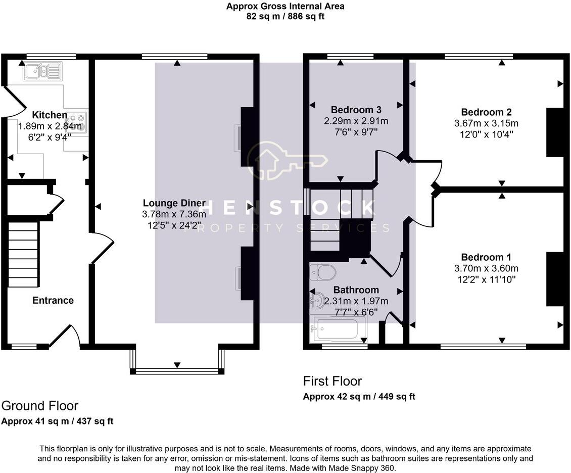 Lewis Avenue, Manchester, M9 floorplan