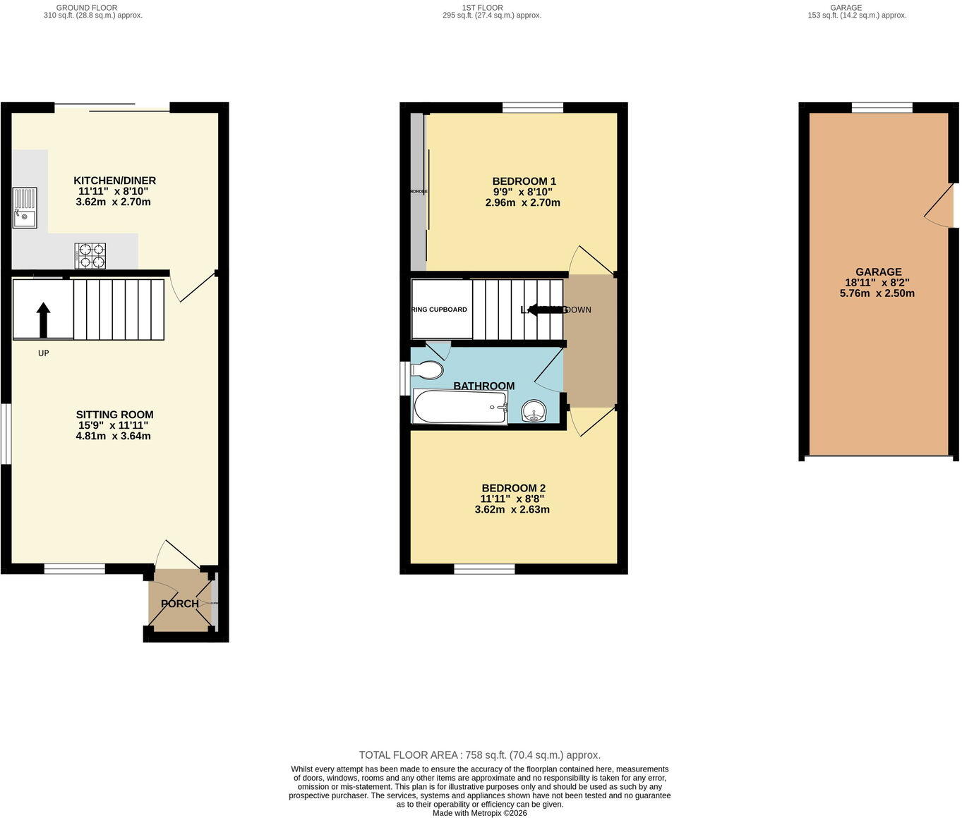 Woodend Road, Woolwell, Plymouth floorplan