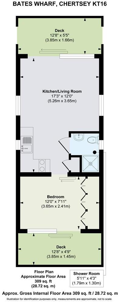 Poplar Waterside & Marina, London, E14 floorplan