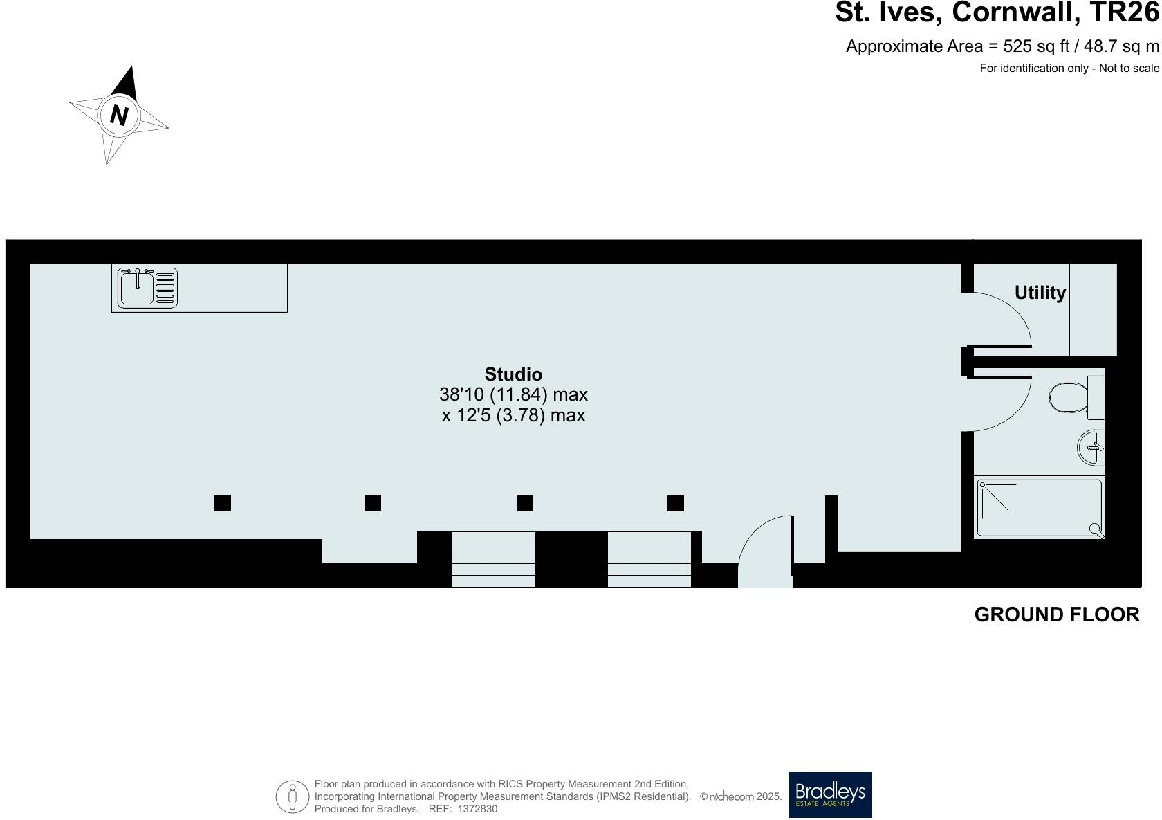 Old Sail Lofts, Carnglaze Place, St. Ives, Cornwall floorplan