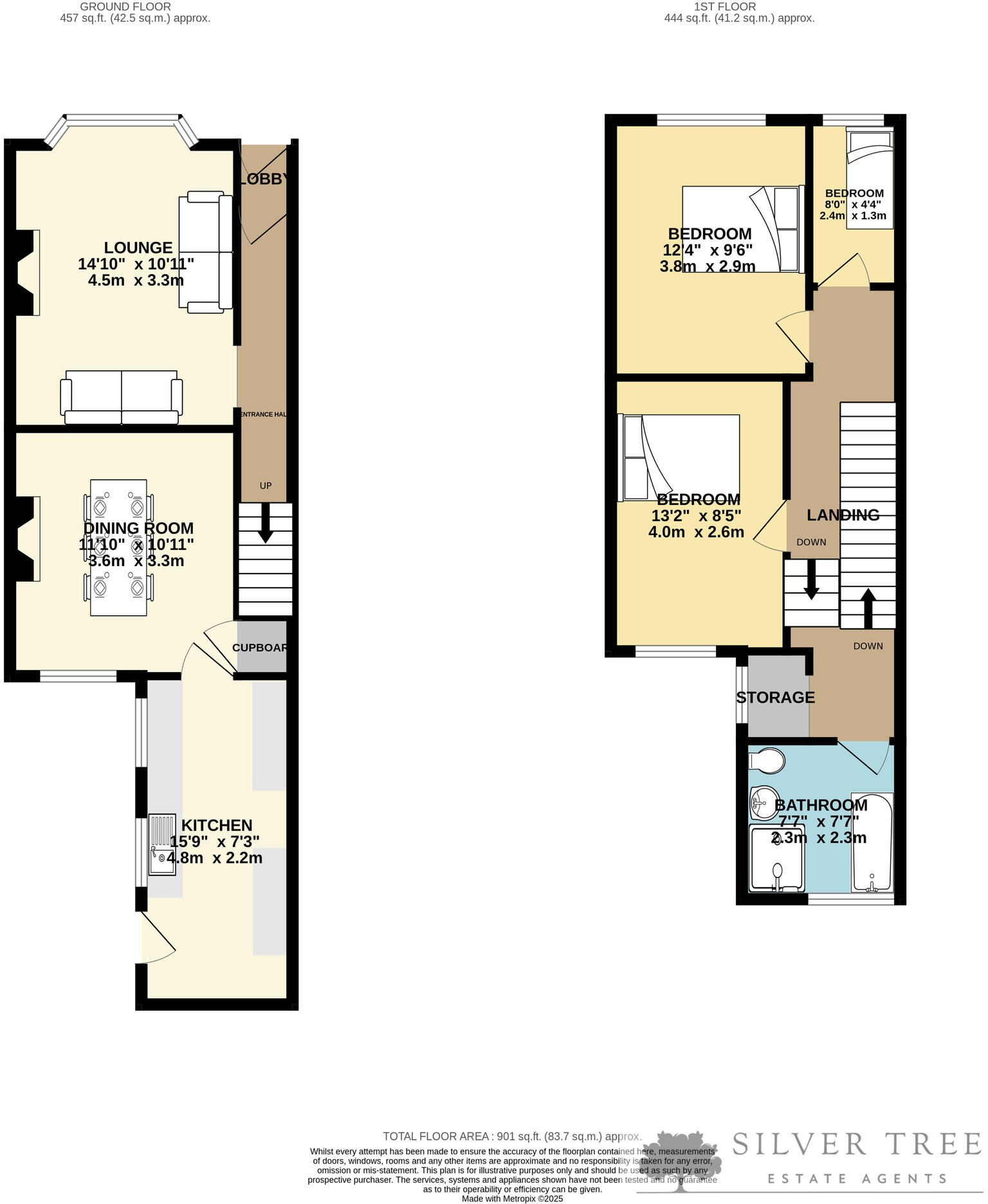 Raleigh Street, Scarborough, North Yorkshire floorplan