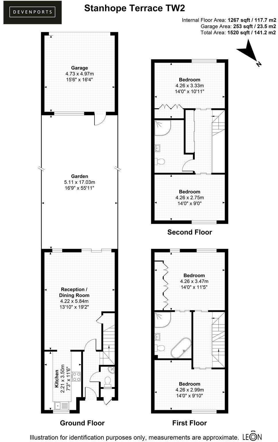 Heathfield South, Twickenham, TW2 floorplan