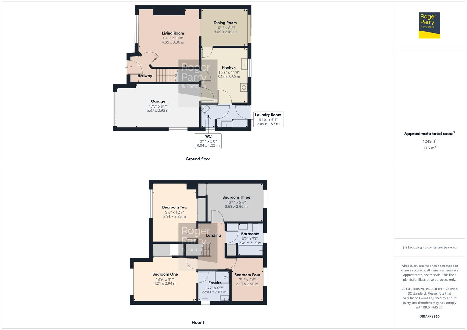 4 Donnett Close, Whittington, Oswestry floorplan