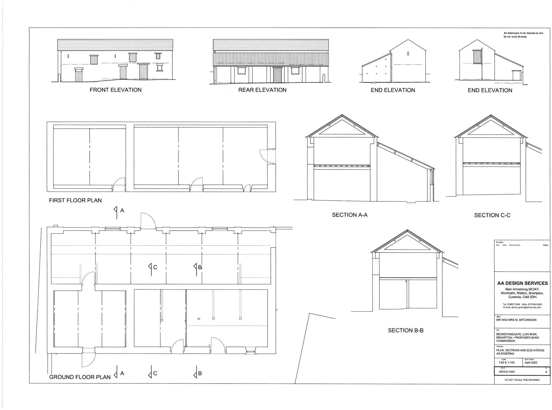 Barn at Beckstonegate Farm, Low Row, Brampton CA8 2ND floorplan