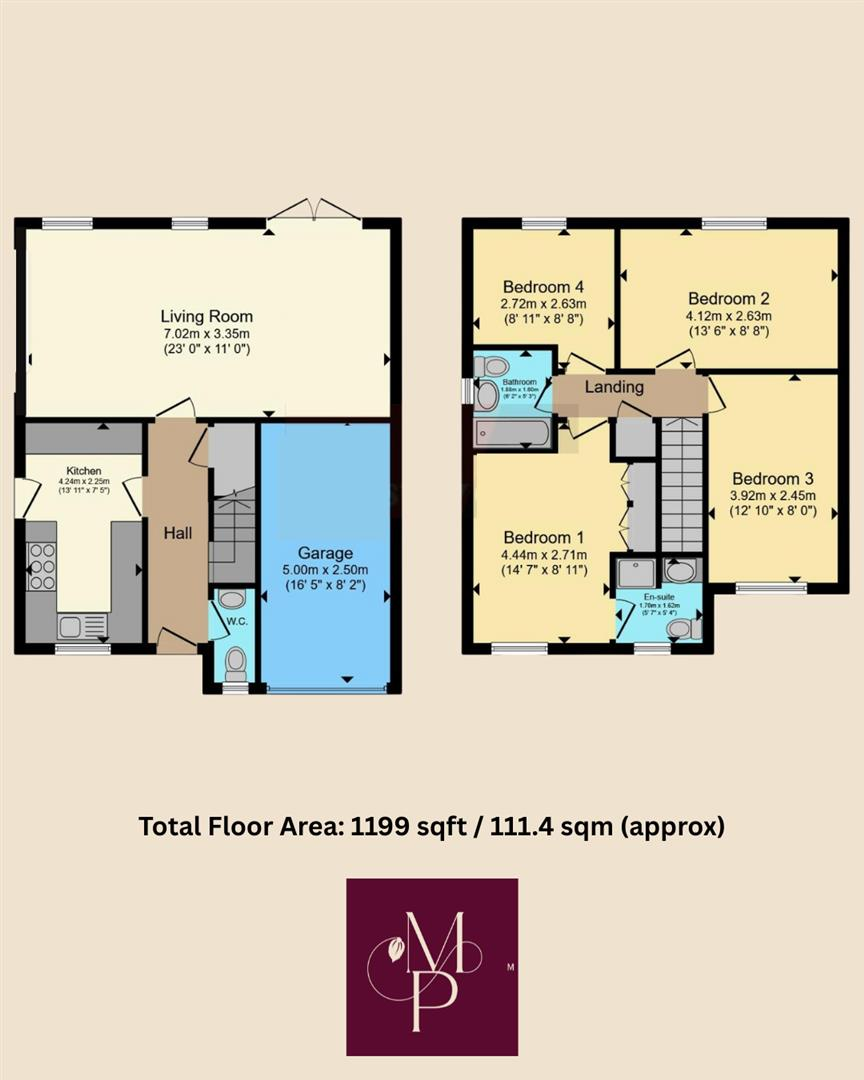 Meadowdown, Weavering floorplan
