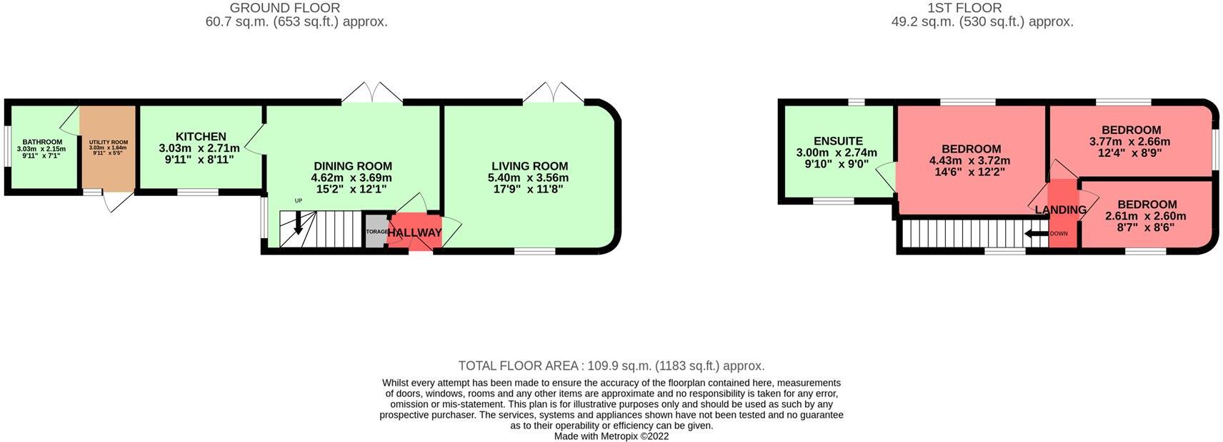 Ysguborwen Lodge, Abernant floorplan