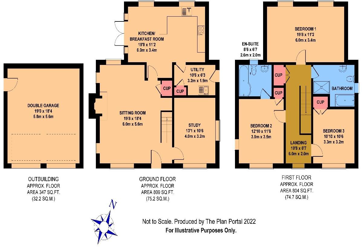 Merrymaids Farmhouse, Staplehurst, Tonbridge, Kent TN12 floorplan