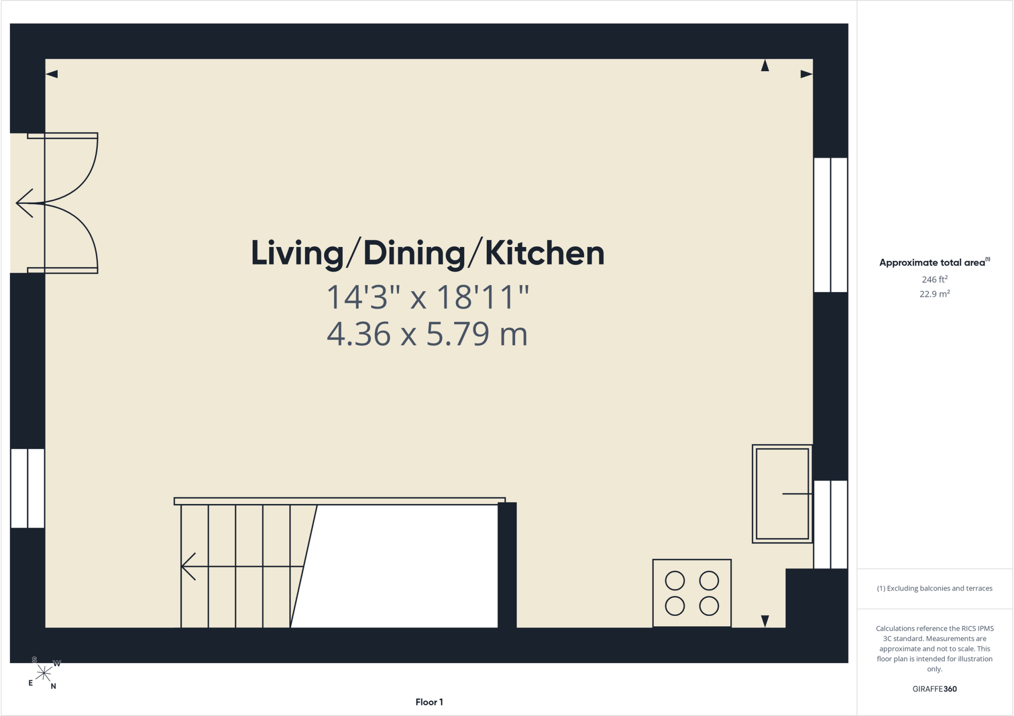Wildhay Brook, Hilton floorplan