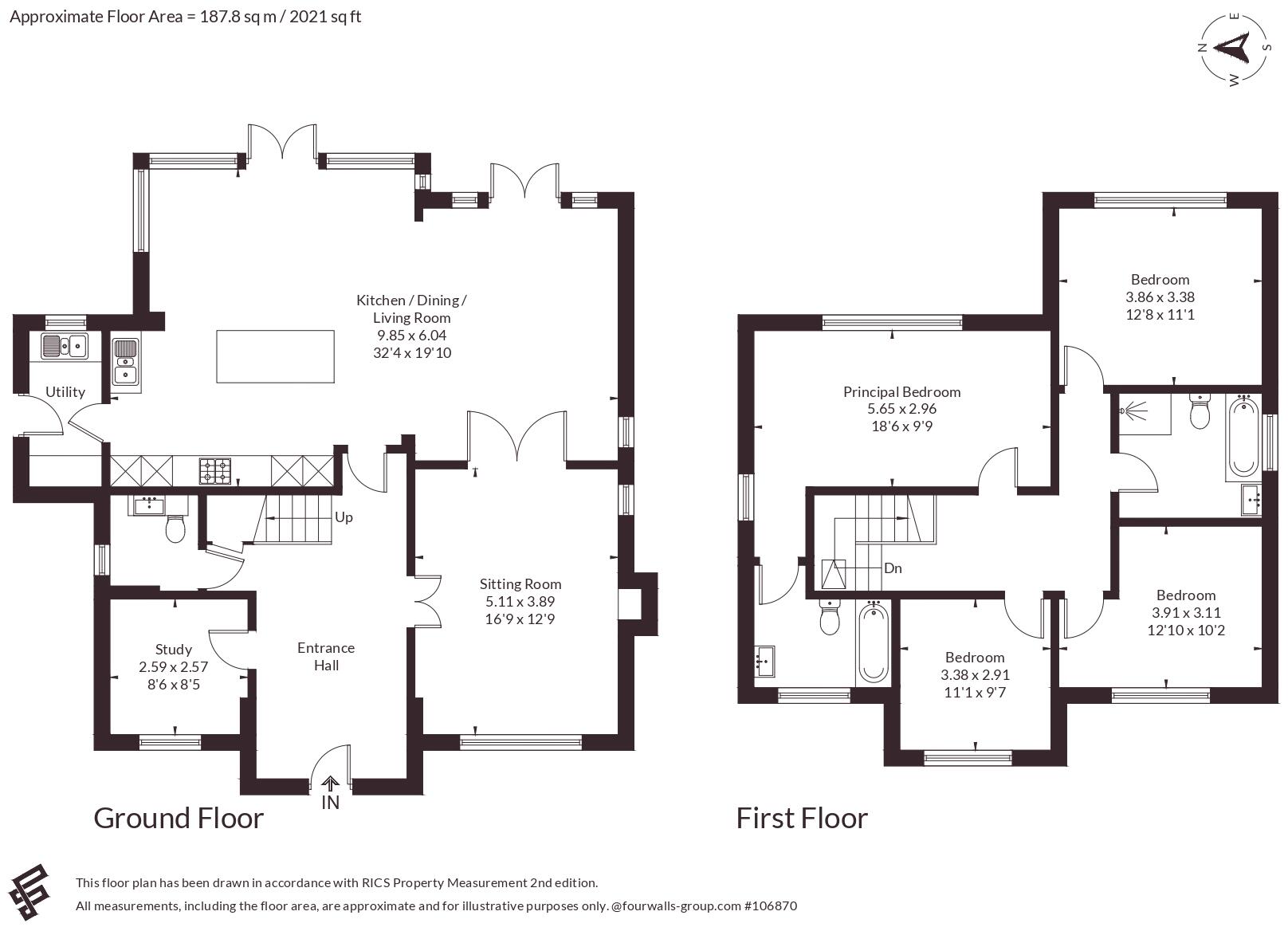 Lower Gustard Wood, Wheathampstead floorplan