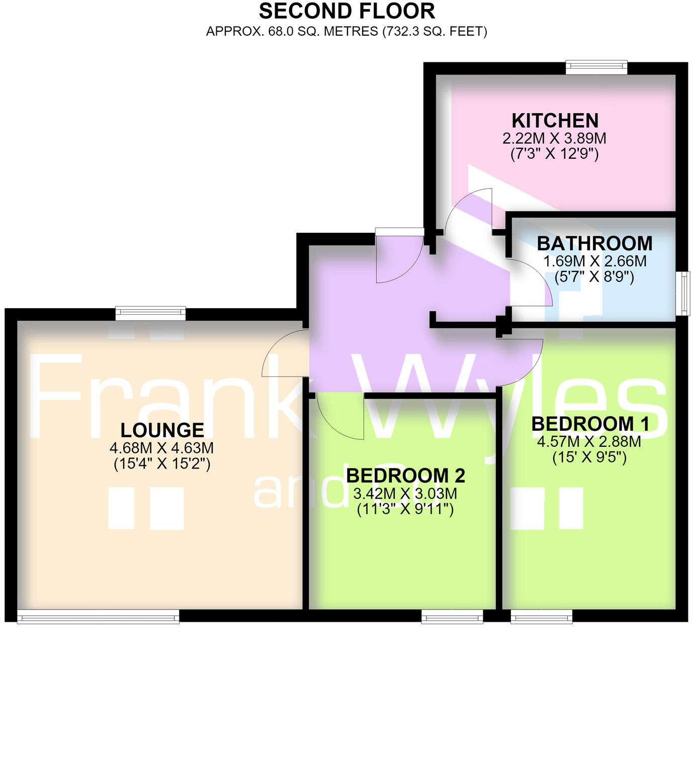 Flat 3, 26 St Thomas Road, Lytham St Annes, Lancashire floorplan