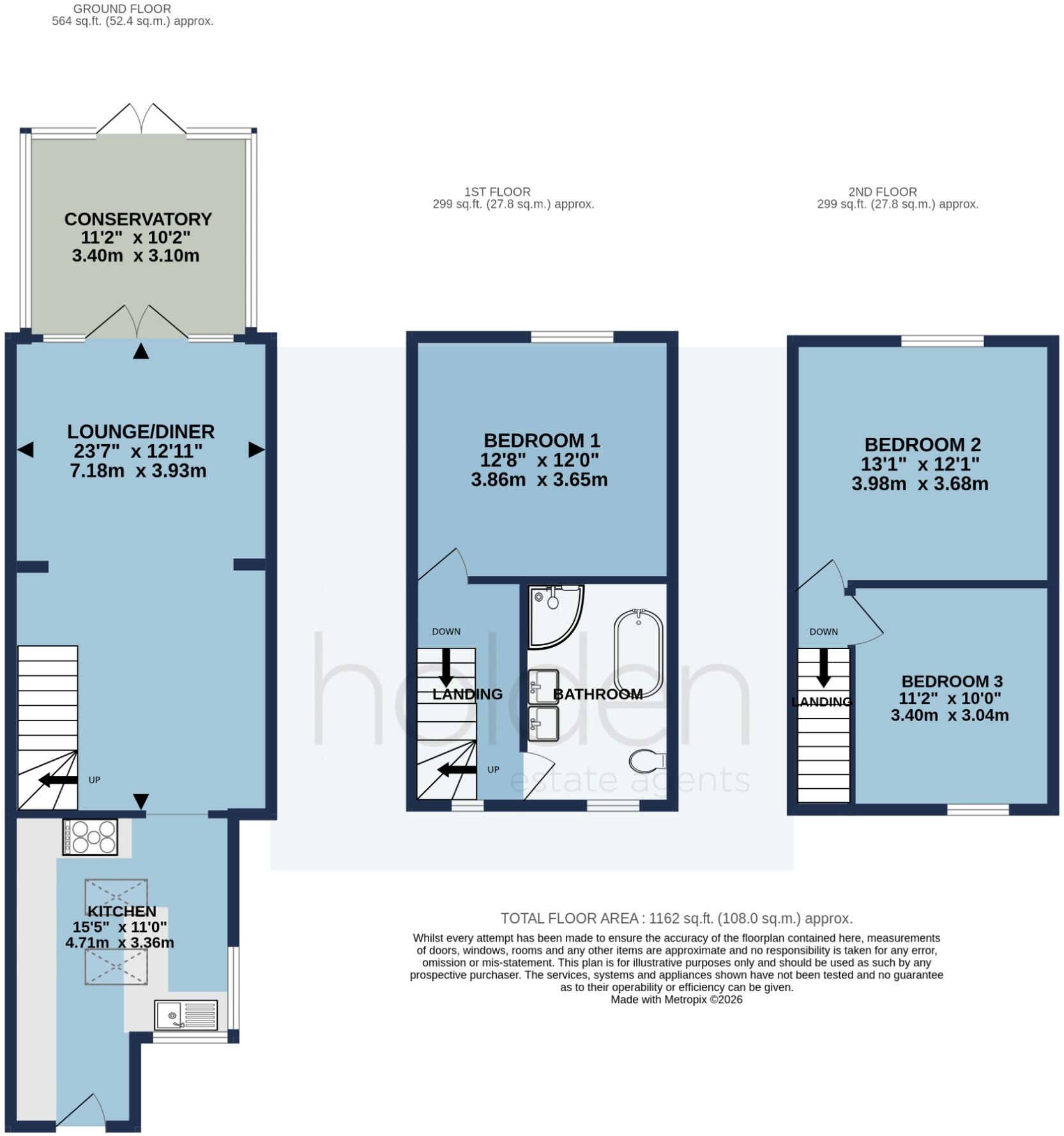 Stock Terrace, Stock Chase, Heybridge, Maldon floorplan
