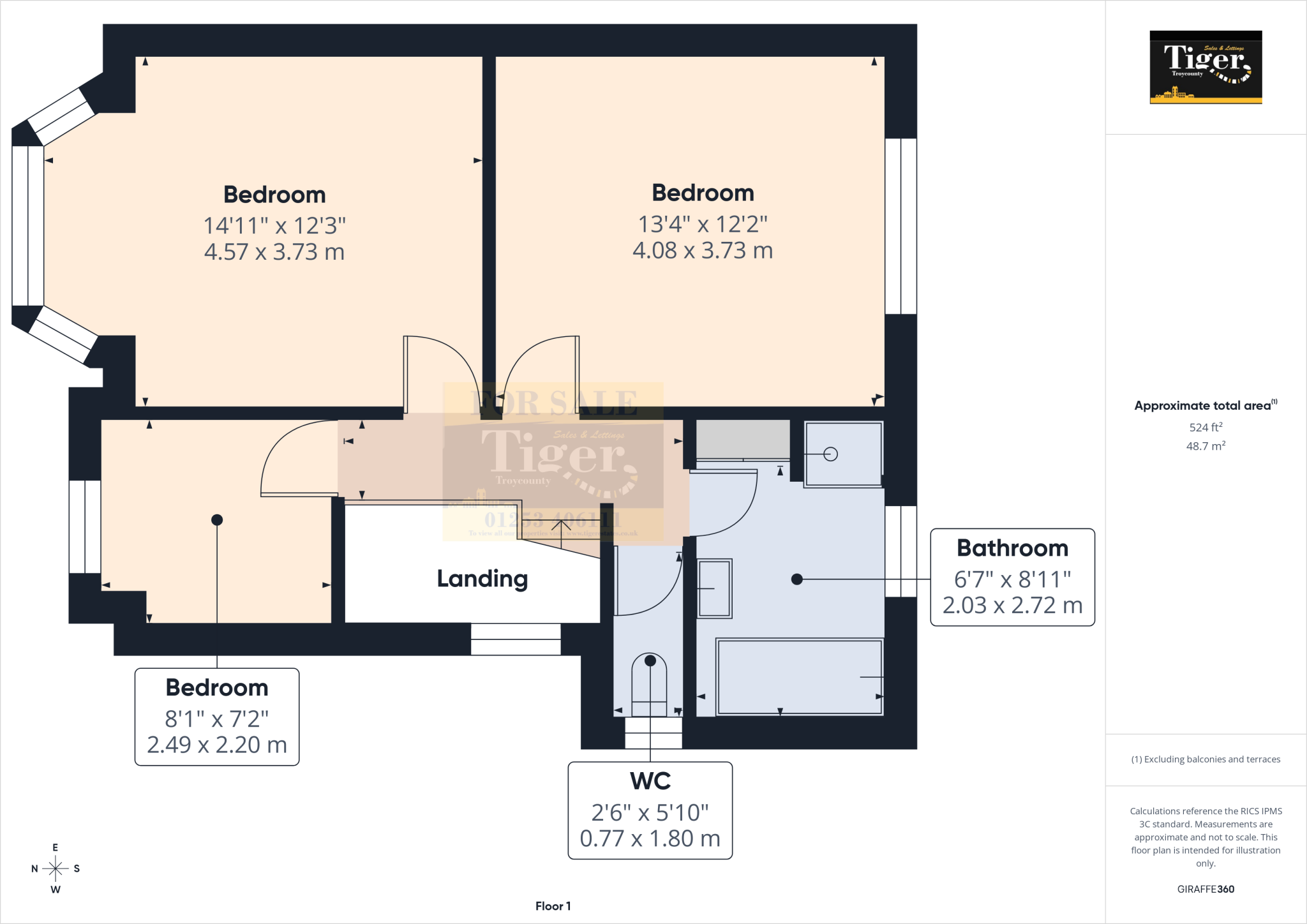 Moss House Road, Blackpool floorplan