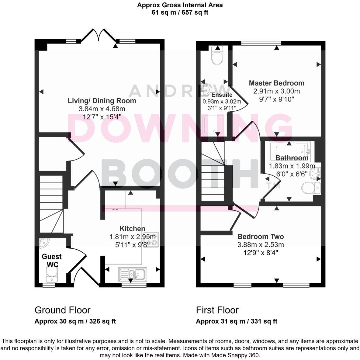 Insley Avenue, Lichfield, WS14 0FE floorplan