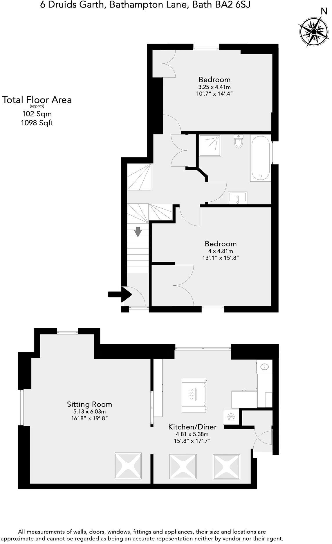 Bathampton Lane, Bath, BA2 floorplan