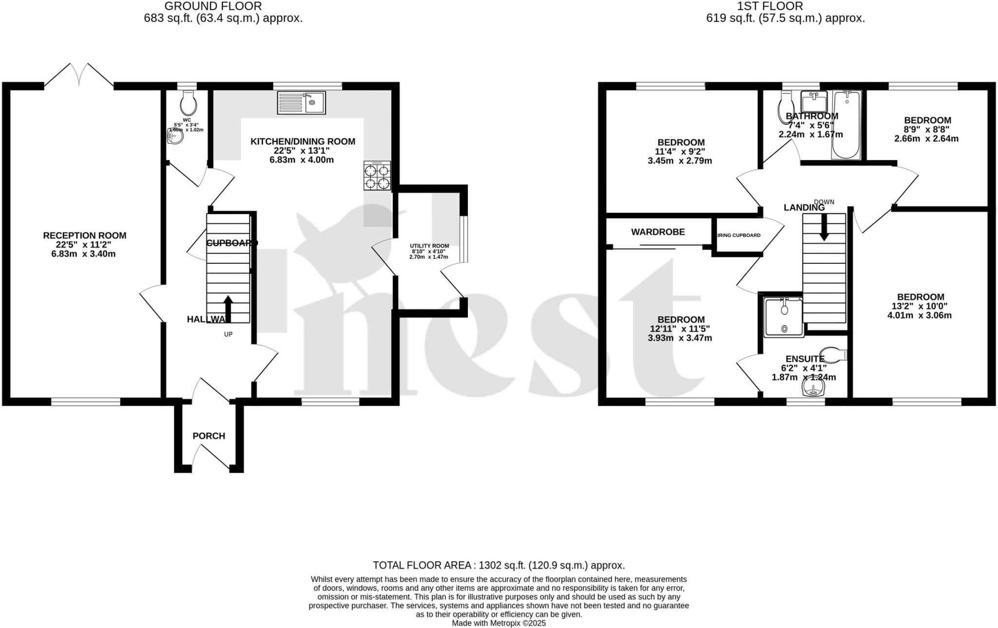 Quartly Drive, Bishops Hull, Taunton, Somerset, TA1 floorplan