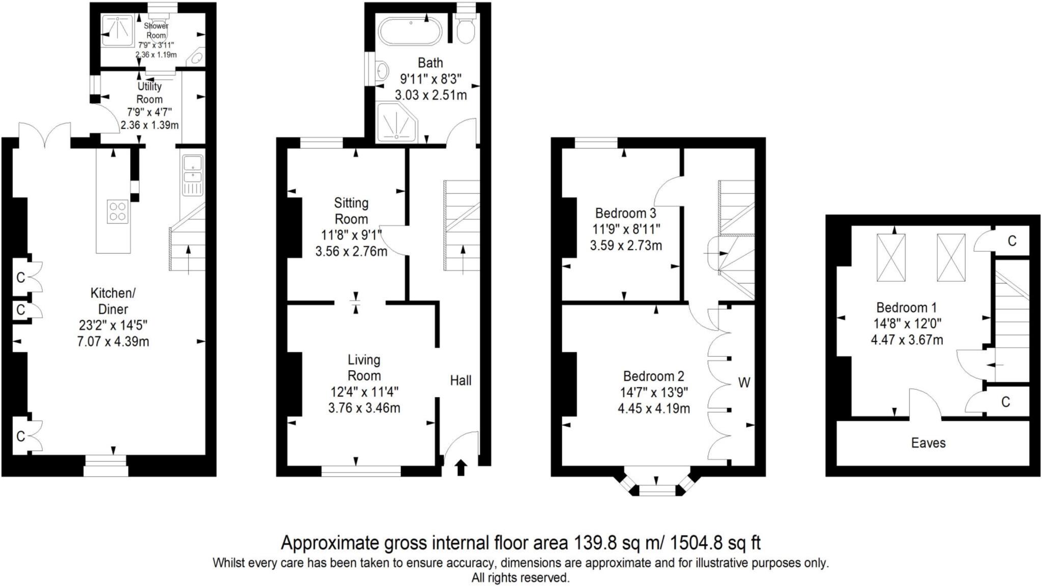 Sussex Road Hove BN3 floorplan