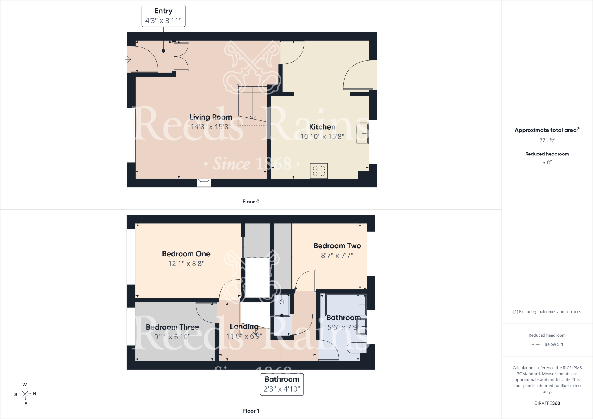 Boscombe Gardens, Hemlington, Middlesbrough, North Yorkshire, TS8 floorplan